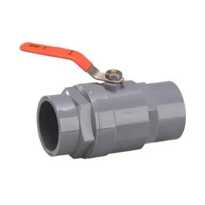 PVC Compact Ball Valve Grey Color