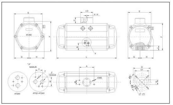 Butterfly Valve with Flange Pneumatic Actuator for The Highest Quality Drainage System