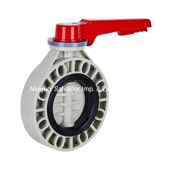 Plastic PVC Pph CPVC PVDF UPVC Industrial Butterfly Valve Ball Valve